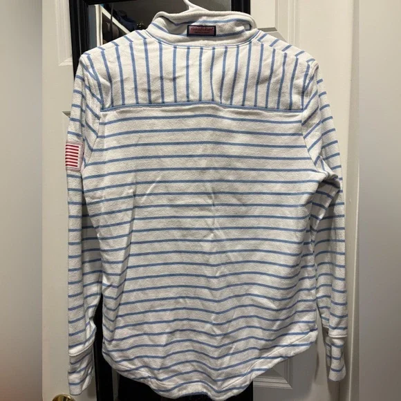 Striped Quarter-Zip Pullover - Vineyard Vines - Picture 4 of 4